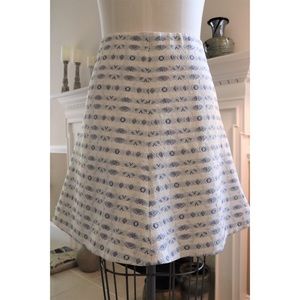 J. Crew textured brocade A-Line skirt, Sz 14
